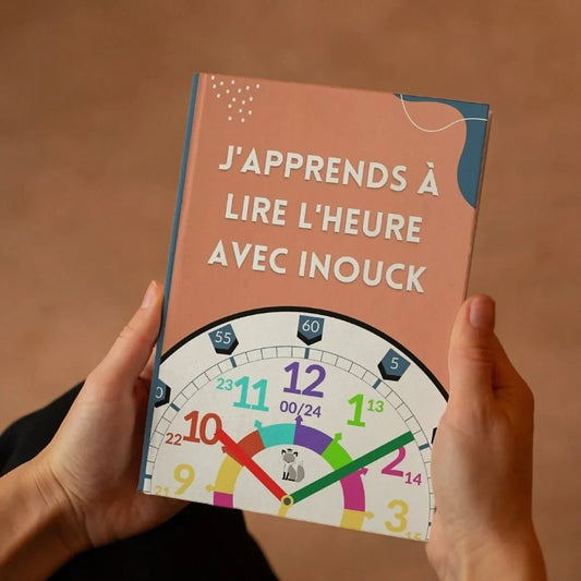 Livre "J'apprends à lire l'heure avec Inouck"