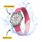 Montre Inouck rouge éclaboussée