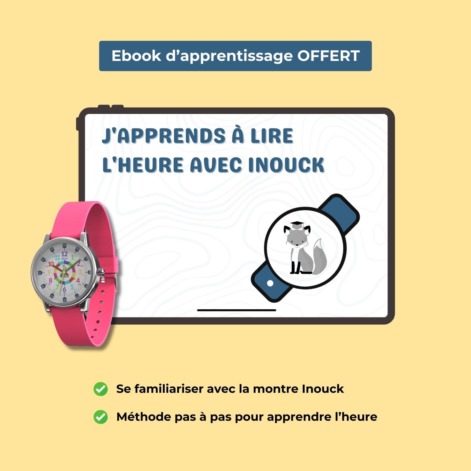 Ebook offert avec la montre Inouck