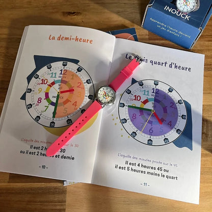 Livre Inouck ouvert avec montre Inouck